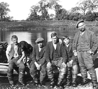 Salmon Netting on the Tweed