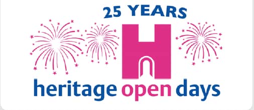 Heritage 25 years logo